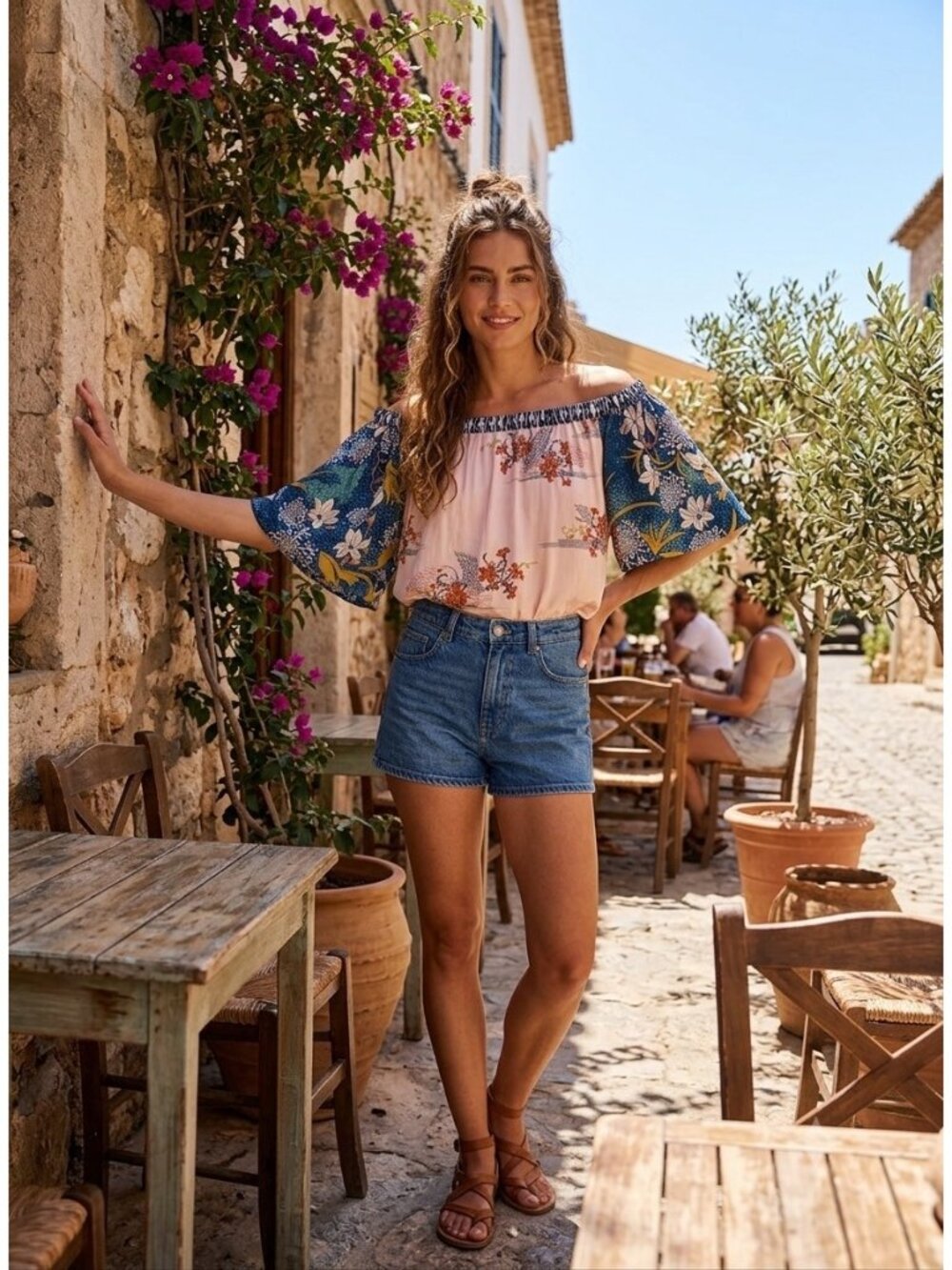 Free People Rocken Rochelle Top Beige Size XS Hippie Bohemian Festival Spring